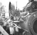 Logor Jasenovac, lokomobil